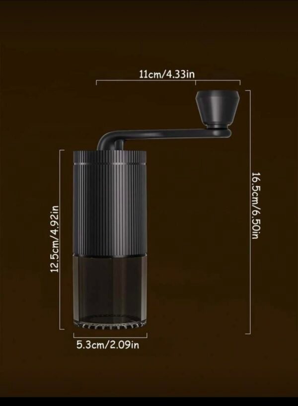 One Piece Handheld Power Bin Mill with Transparent Window and Large Container for Home/University Use