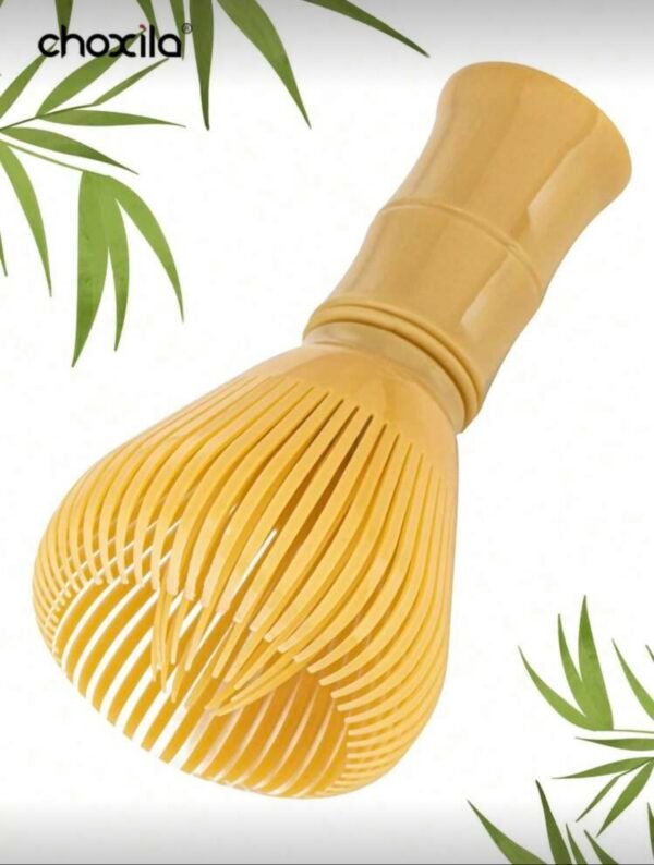Choxila One Piece Traditional Matcha Whisk, Reusable Resin Matcha Whisk, Plastic Matcha Sker, Green Tea Brush, Japanese Shasin Brush, Matcha Blender Brush, Tea Accessory Tool, Washing Machine Friendly, Easy to Clean