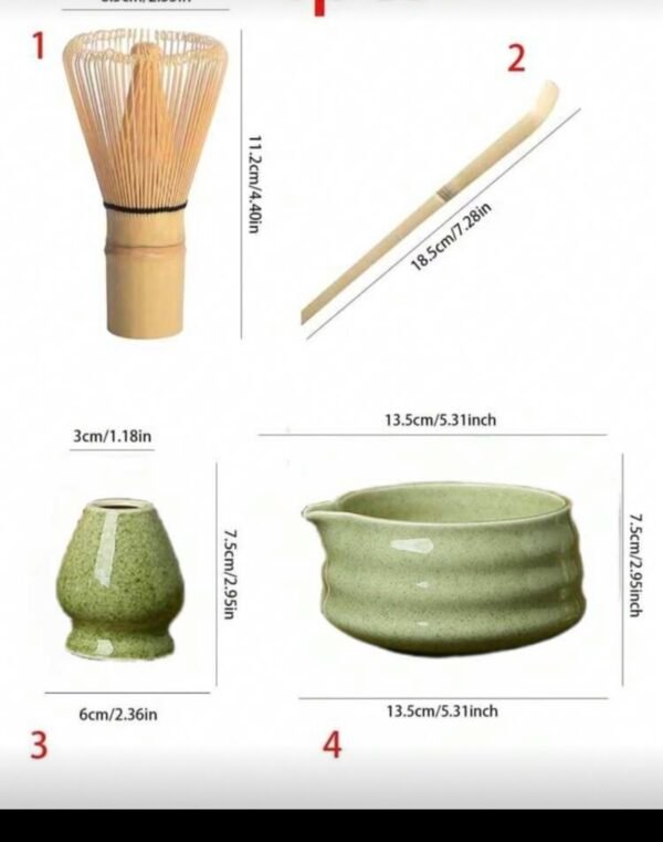 1 piece/5pcs Japanese matcha making tool set, matcha bowl, matcha whisk, matcha spoon, matcha brush, ceramic tea cup set, matcha making tools,