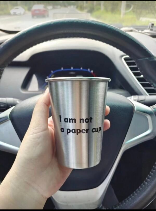 350ml stainless steel water bottle, healthy water cup, metal cup with children's logo