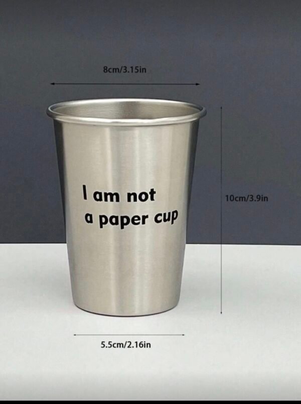 350ml stainless steel water bottle, healthy water cup, metal cup with children's logo