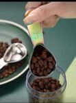 One Piece Stainless Steel 304 Standard Coffee Measuring Spoon, Short Handle Coffee Scale Spoon and Powder Spoon