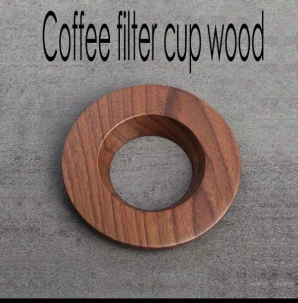 Coffee Filter Cup Holder for Casting Method Coffee Filter Cup, Wooden Origami Filter Cup Holder