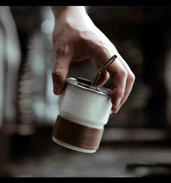 Stainless steel 304 straw cup for daily use is very attractive, American coffee cup 300ml