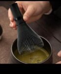 Choxila One Piece Traditional Matcha Whisk, Reusable Resin Matcha Whisk, Plastic Matcha Sker, Green Tea Brush, Japanese Shasin Brush, Matcha Blender Brush, Tea Accessory Tool, Washing Machine Friendly, Easy to Clean